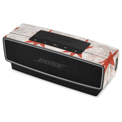 Chicago Flag Dark Wood Bose SoundLink Mini Speaker II Skin